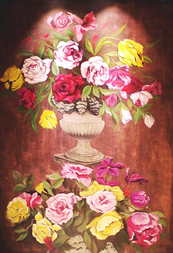 无锡银河湾别墅过道彩绘