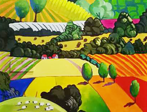 客厅墙面无锡墙体彩绘