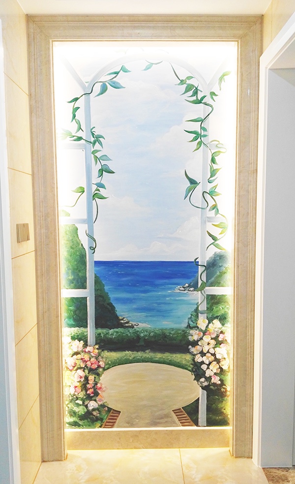 客厅墙面墙体彩绘